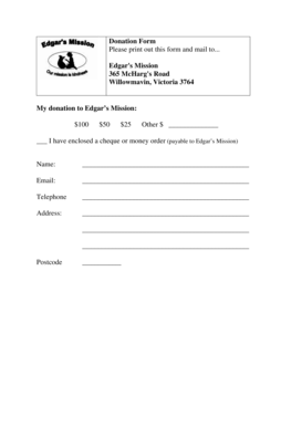 Donation Form