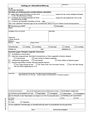Akkreditivauftrag