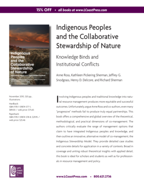 Order Form for Indigenous Peoples Book