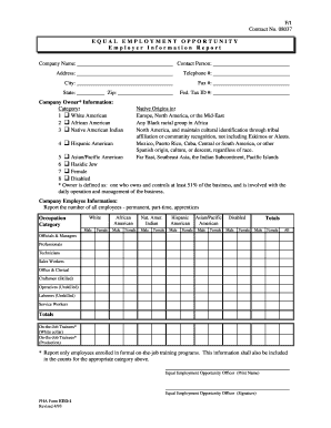 EEO-1 Employer Information Report