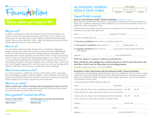 Edmonton Public Schools Foundation Donation Form