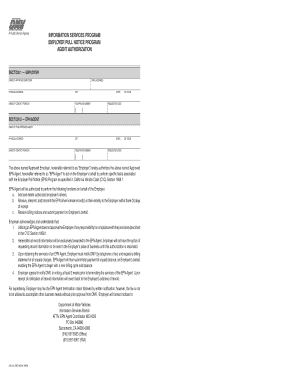 California EPN Agent Authorization Form