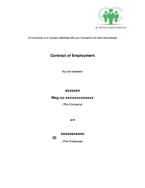 Employment Contract Template