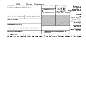 IRS Form 1099-CAP