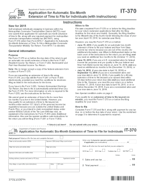 New York IT-370 Form