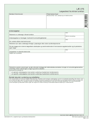 Medical Certificate LÆ 275
