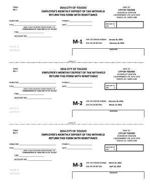 CITY OF TOLEDO DIVISION OF TAXATION TOLEDO