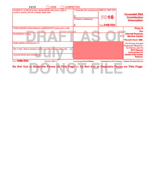 Form 5498-ESA