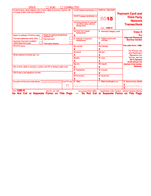 IRS Form 1099-K