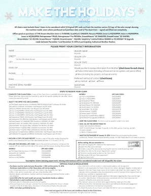 Brother Sewing Machine Rebate Claim Form