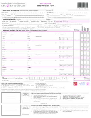 2015 Virtual Run Donation Form