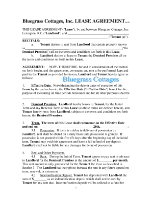 Kentucky Residential Lease Agreement