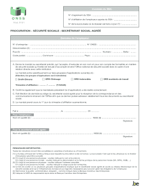 Procuration - Sécurité Sociale