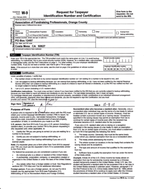W-9 Form