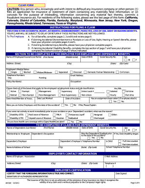 Cigna Accidental Injury Claim Form
