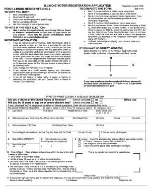 Illinois Voter Registration Application