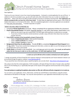 Rental Application