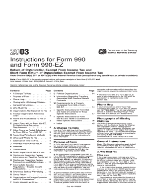 Instructions for Form 990 and Form 990-EZ