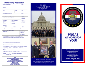 Pennsylvania National Guard Membership Application