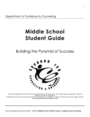 Middle School Transition Guide