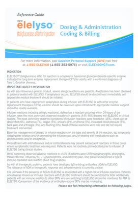 ELELYSO Prescription Order Form