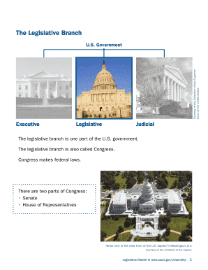 US Government Legislative Branch Study Guide