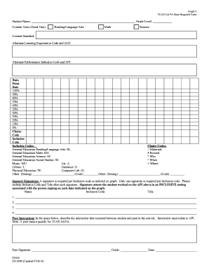 TCAP-Alt PA State Required Form