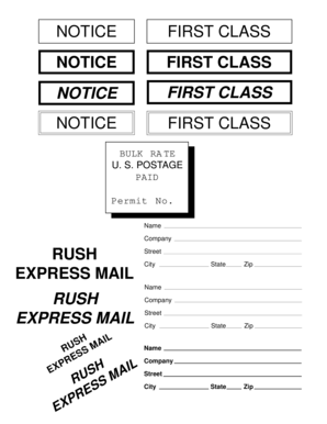 Express Mail Notification
