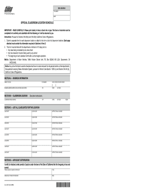 California Traffic Violator School Classroom Location Schedule