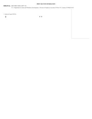 New Jersey Authorized Agent Registration Form