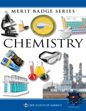 Boy Scouts Chemistry Merit Badge Requirements