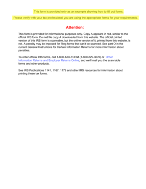 Form 1099-MISC 2011