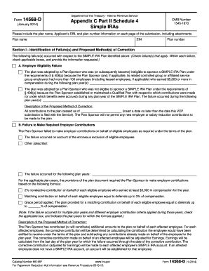 IRS Form 14568-D Appendix C Part II Schedule 4