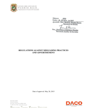 Does mla have an abstract - REGULATIONS AGAINST MISLEADING PRACTICES AND ADVERTISEMENT - daco gobierno