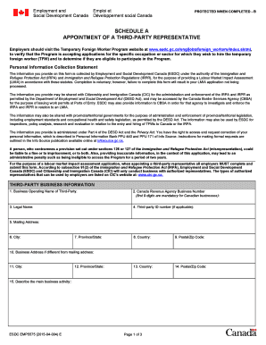 Third-Party Representative Appointment Form