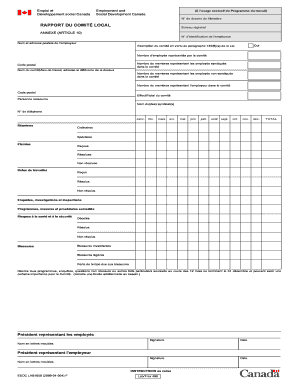 RAPPORT DU COMITÉ LOCAL