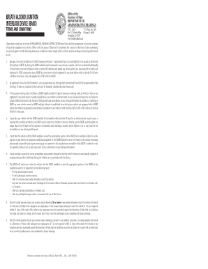 Illinois BAIID Program Terms and Conditions