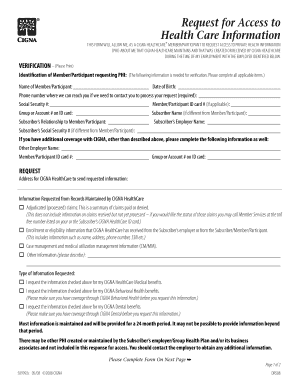 Request for Access to Health Care Information