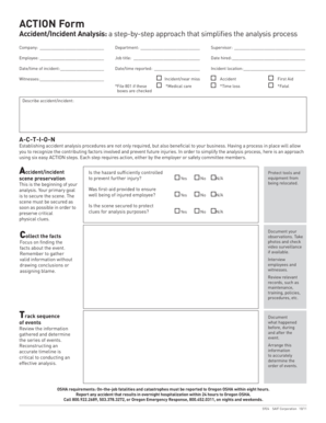 Accident/Incident Analysis Form
