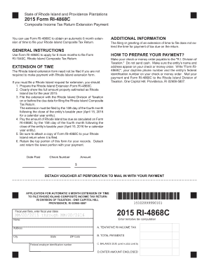 Rhode Island Form RI-4868C