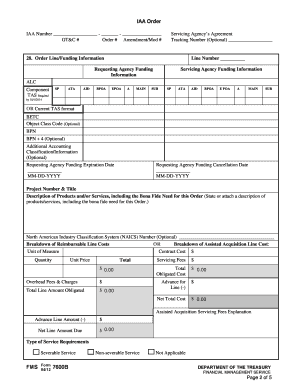 IAA Order Form