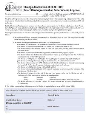 Chicago REALTORS Smart Card Agreement
