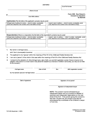 Non-Parent’s Consent to Adoption by Spouse