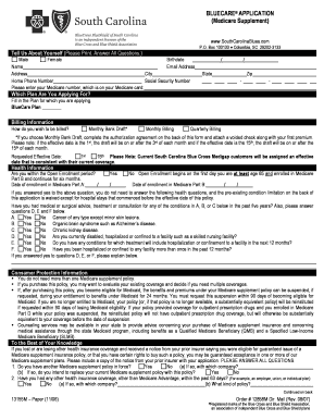 BlueCare Medicare Supplement Application