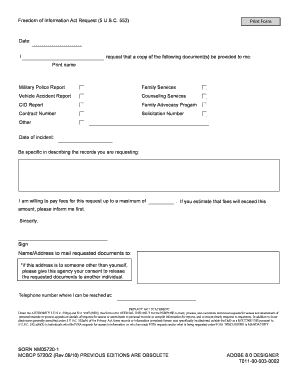 Usmc map evaluation form - Freedom of Information Act Request 5 USC 552 Date