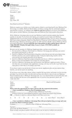 Medicare Part D Enrollment Form