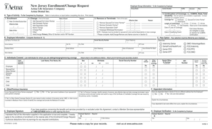 New Jersey Enrollment/Change Request Employer Group Information
