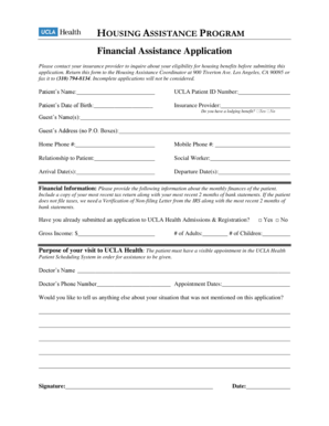 Financial Assistance Application - tivertonhouseuclaedu - tivertonhouse ucla
