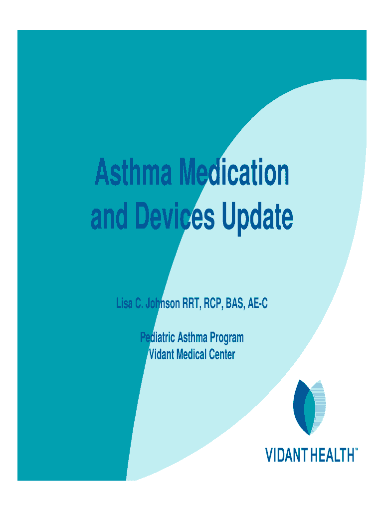 Fillable Online Asthma Medication Fax Email Print pdfFiller