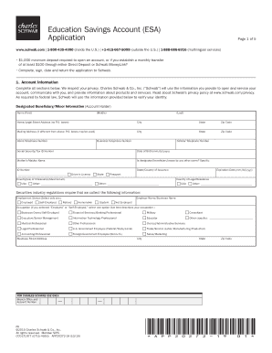 Education Savings Account Application